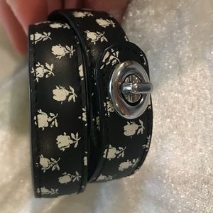 Coach Turnlock Wrap Bracelet